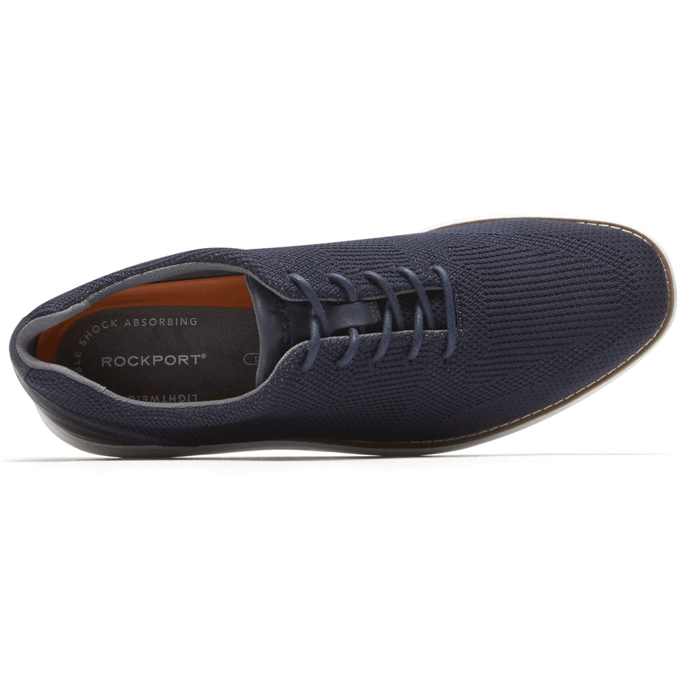 Rockport Singapore Mens Sneakers - Garett Mesh Blue - NJ0261498